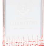 3 1/2" x 5" Red Mirage Acrylic