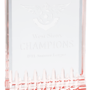 3 1/2" x 5" Red Mirage Acrylic