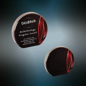 6" Round Red Vapor Acrylic