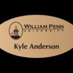 1" X 3" Name Tag