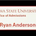 1-1/2" X 3" Iowa State University Name Tag