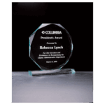 Octagon Series Jade Acrylic Award