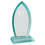 Flame Series Jade Acrylic Award