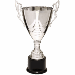 16 3/4" Completed Metal Cup Trophy on Plastic Base