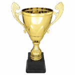 Completed Metal Cup on Plastic Base