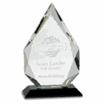 8" Diamond Crystal on Pedestal Base