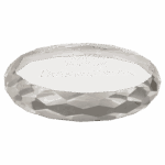 4" x 2 3/4" Clear Oval Crystal Paperweight