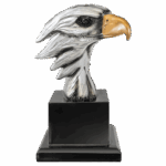 7 1/4" Eagle Head on Base