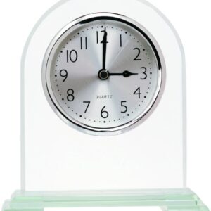 6 1/2" Arch Glass Clock