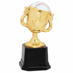 6" Baseball Happy Cup Trophy