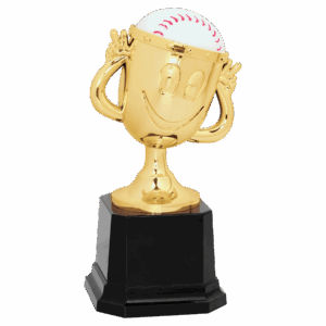 6" Baseball Happy Cup Trophy