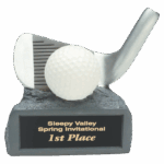 4 1/4" Color Golf Resin