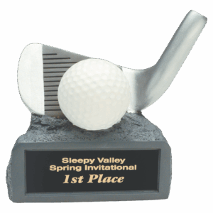 4 1/4" Color Golf Resin