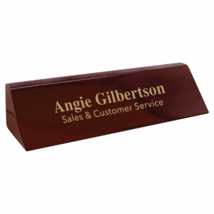 8 1/2" Piano Finish Desk Wedge