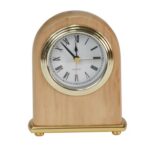 4" x 5" Red Alder Arch Desk Clock